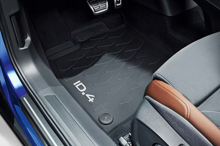 Gulvmatter Vw ID.4 (2020-) – HDTE - High-density Termoplast-elastomer | VAG OEM - detaljer