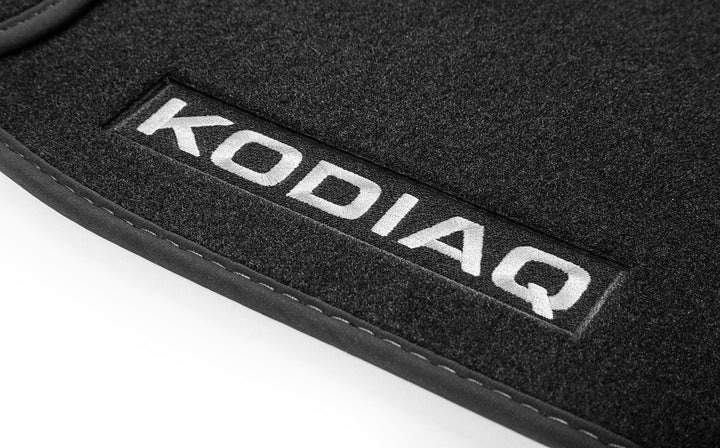 VAG OEM stoffmatter til Skoda Kodiaq I – anthracite svart farge