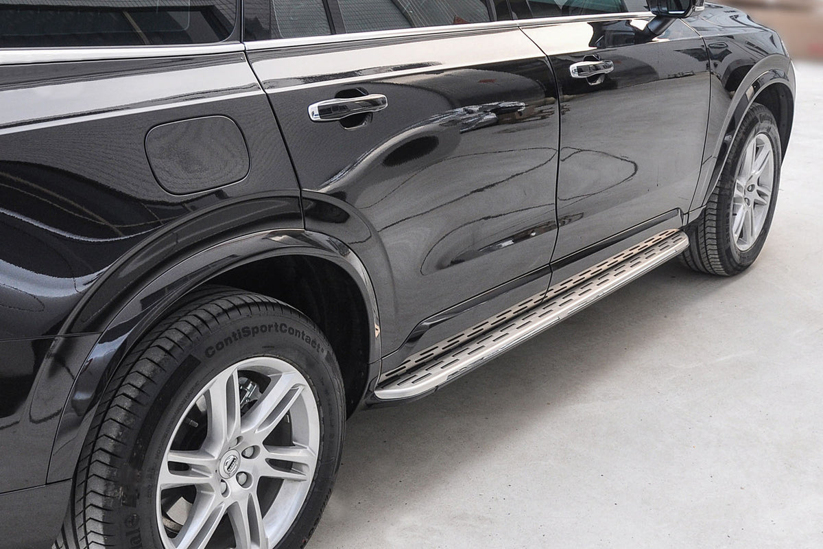 Stigtrinn fra Ventshield til Volvo XC90 2002-2016 i aluminium og svart