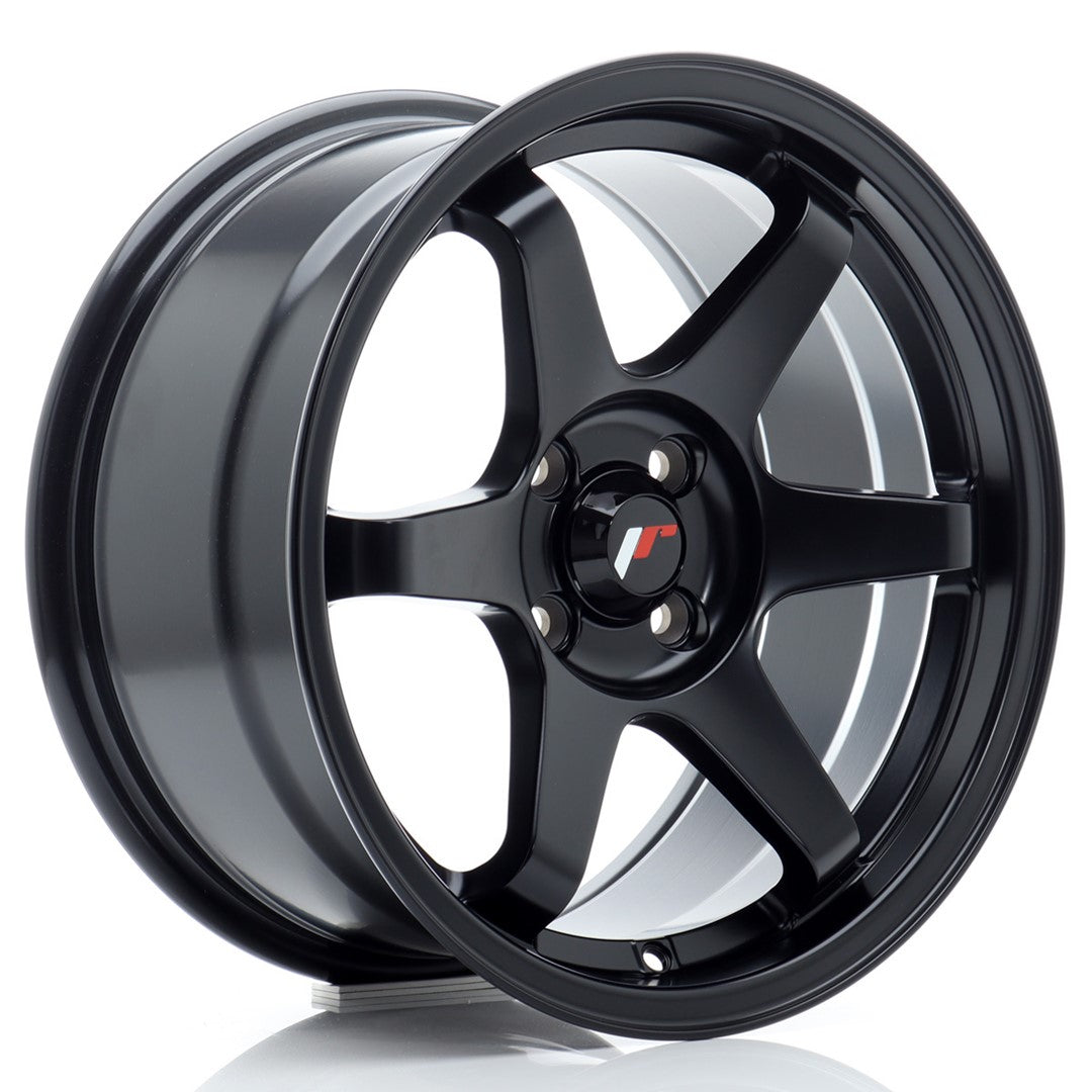 Felg JR Wheels JR3 16x8" Black – sett forfra