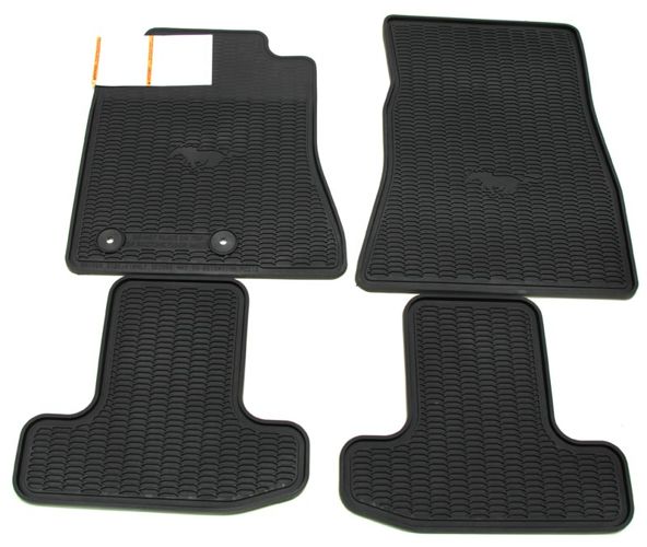 Gulvmatter Ford Mustang VI (2014-2023) – Gummi | Ford OEM - sett bakfra