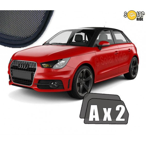 Sr solskjerm i akryl til Audi A1 8X Sportback med enkel montering og vindavvisende funksjon
