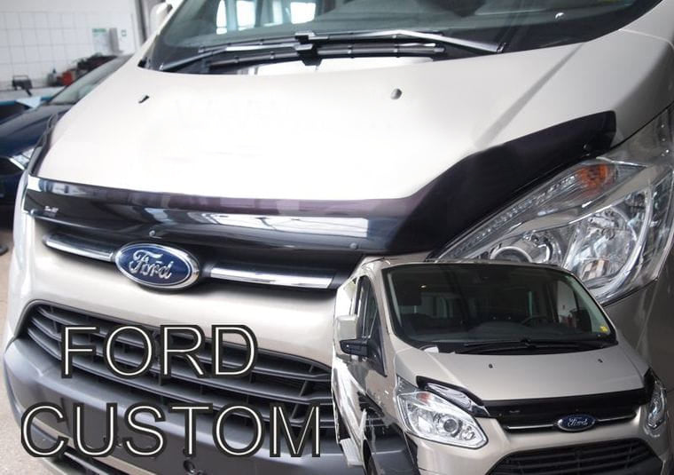 Heko panserbeskytter i akryl til Ford Transit Custom I (2012-2023) med sort gloss finish