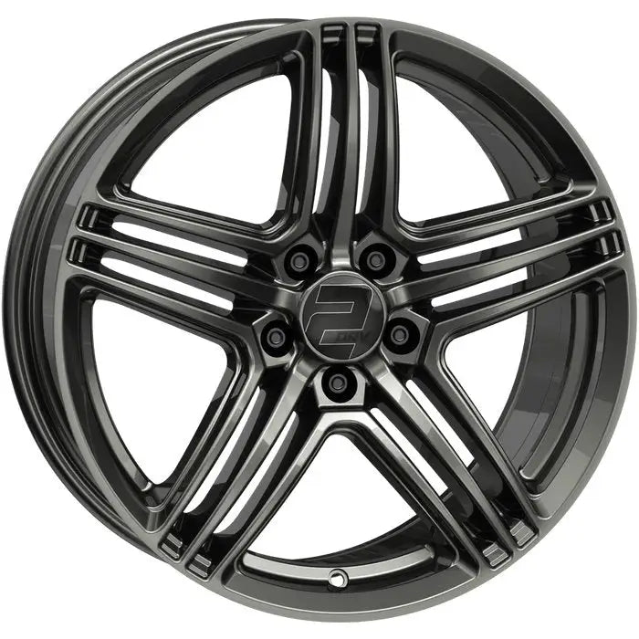 Felg 2drv Wh12 Dgm + Dark Gunmetal 7,5x17 5x100 Et35