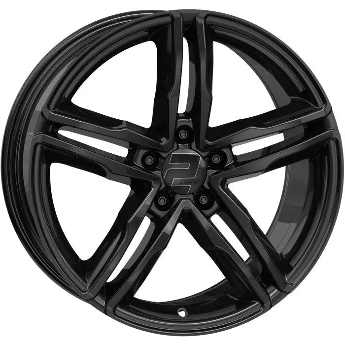 Felg 2drvw H11 Sw + Schwarz Glanzend 8x18 5x112 Et35