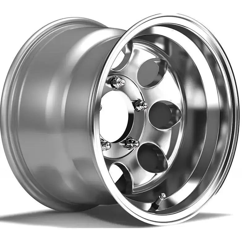 Felg Asp 1430 10x15 5x139,7 Et-42 Polished - Tuv-godkjent - Jeep Cj