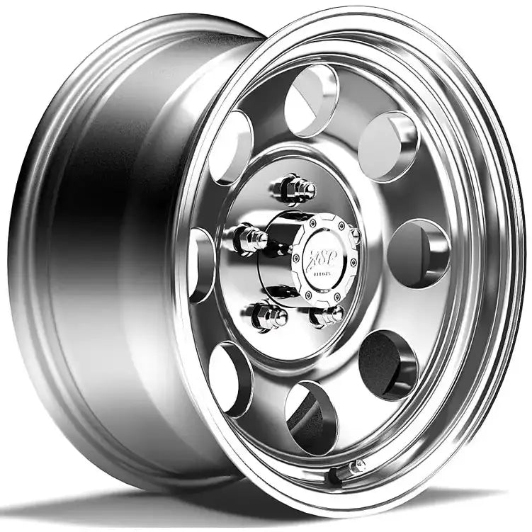 Felg Asp 1430 7x15 5x114,3 Et0 Polished - Tuv-godkjent - Jeep Cherokee Xj