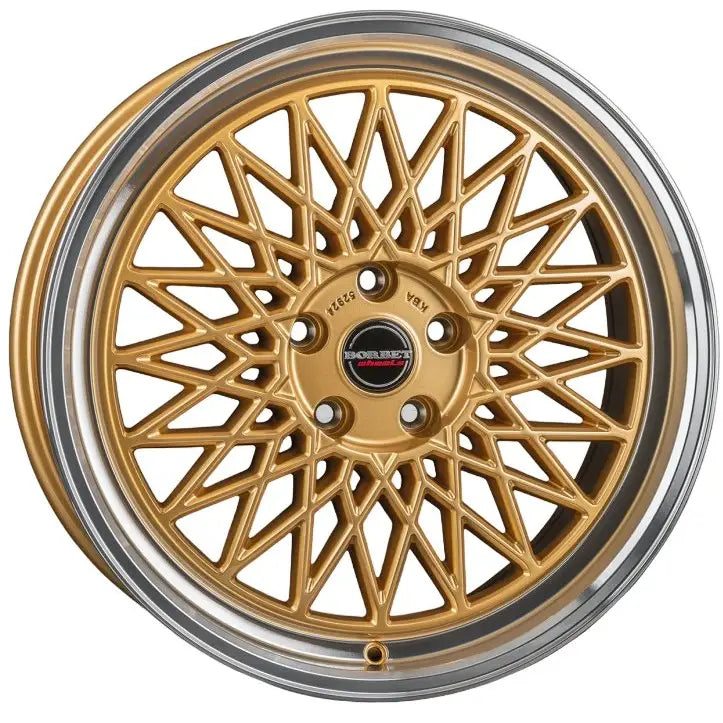 Felg Borbet b Gold Rim Polished 8x17 5x112 Et30
