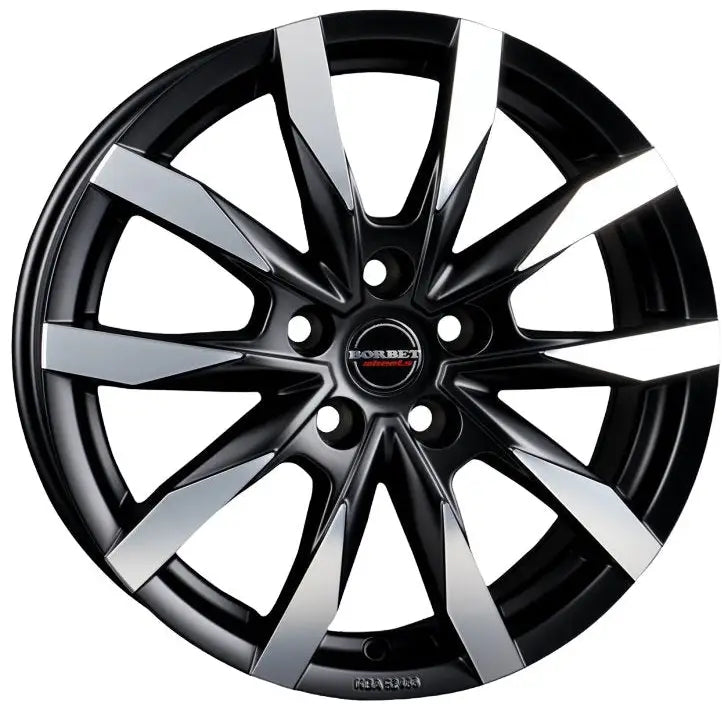 Felg Borbet Cw5 Black Polished Matt 6x16 5x118 Et68