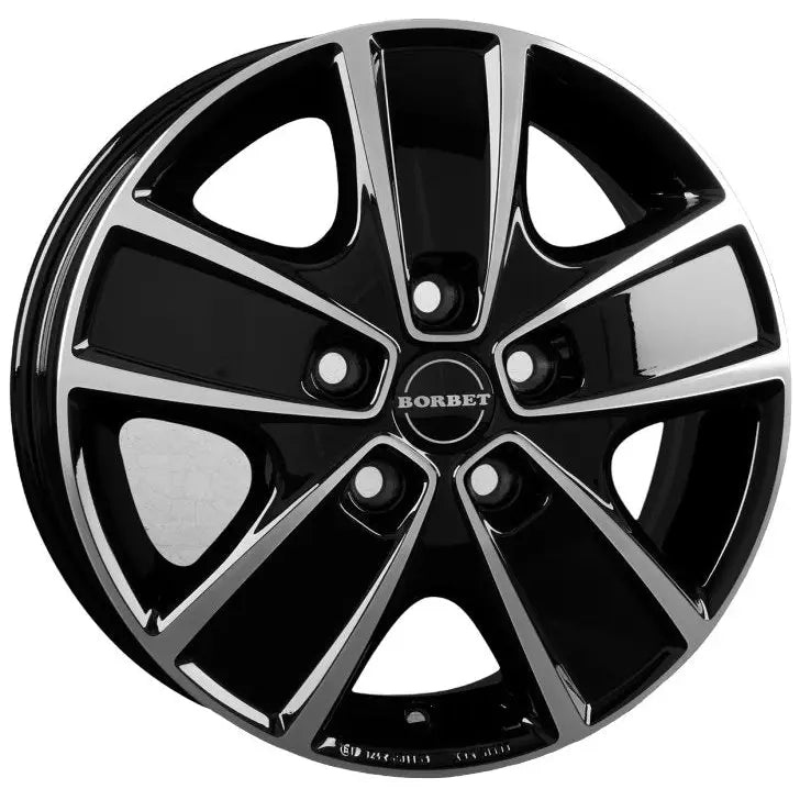 Felg Borbet Cwg Black Polished 6x16 5x130 Et68