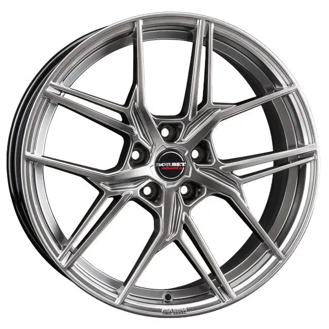 Felg Borbet Qx Hyper Black Silver 8,5x20 5x112 Et30