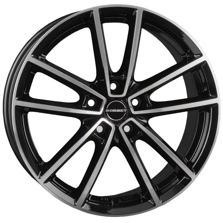 Felg Borbet w Black Polished Glossy 8x18 5x108 Et50