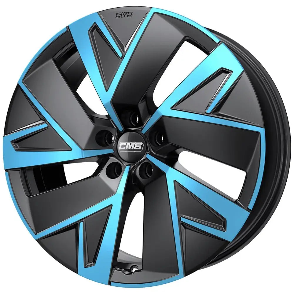 Felg Cms C32 Aero Diamond Black Blue 8x19 5x112 Et45