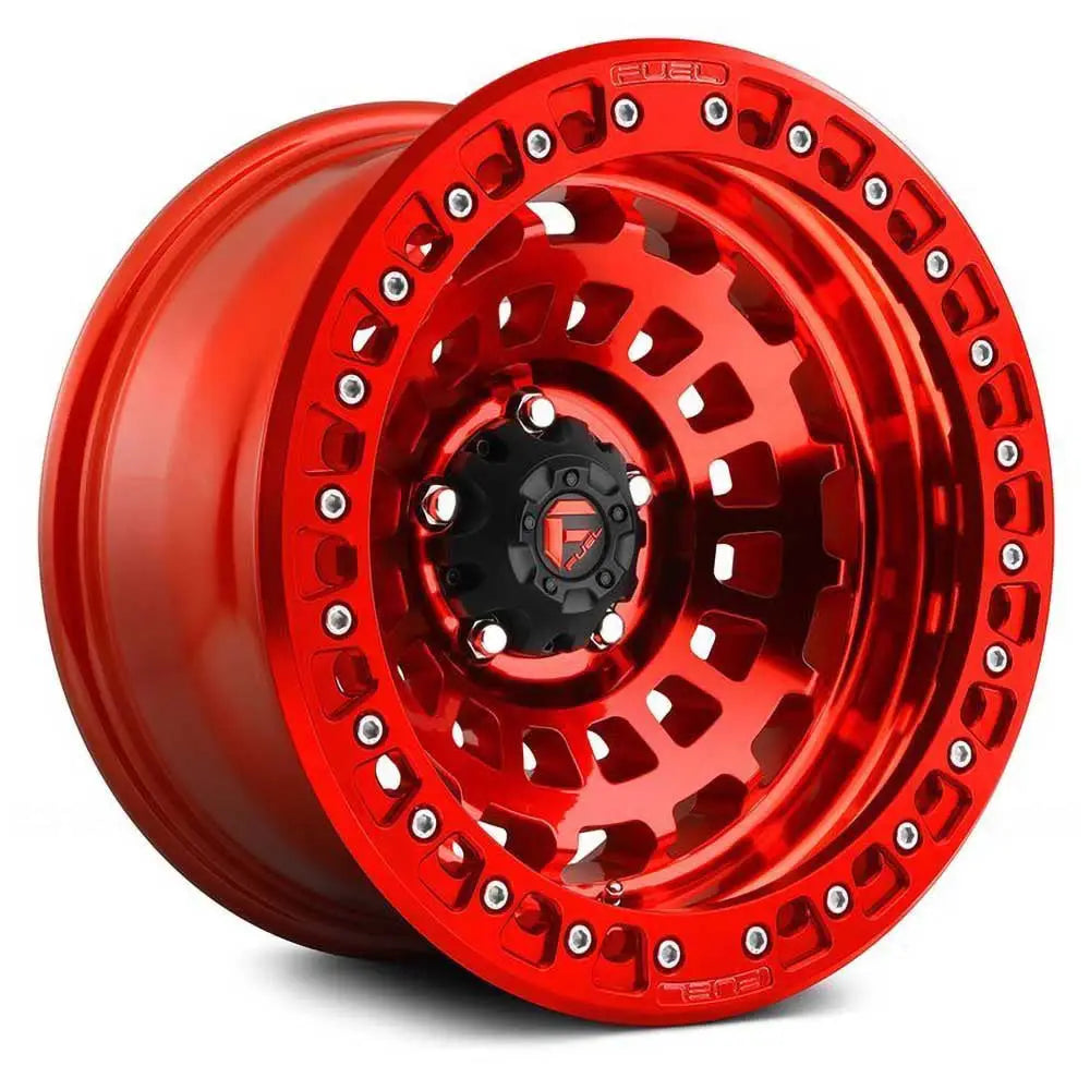 Felg D100 Zephyr Beadlock Candy Red Fuel 17x9 Et-15 5x127