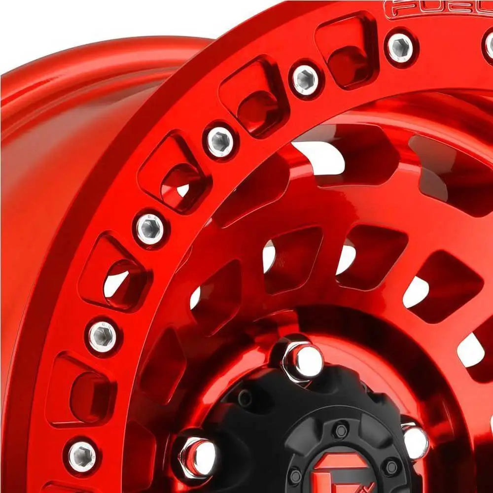 Felg D100 Zephyr Beadlock Candy Red Fuel 17x9 Et-15 5x127