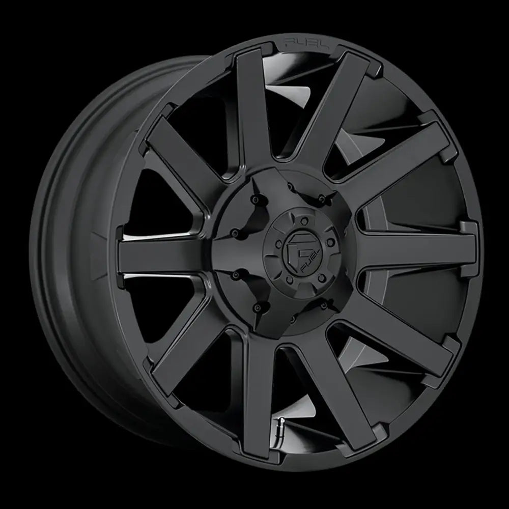 Felg D437 Contra Satin Black Fuel 20x10 Et-19 6x139.7 / 6x135