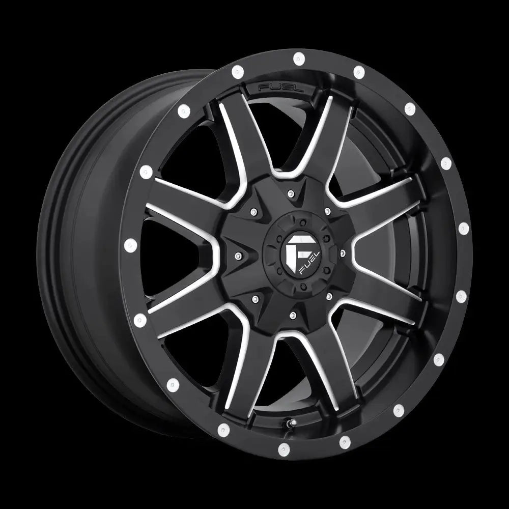 Felg D538 Maverick Matte Black Milled Fuel 18x8 Et48 6x130