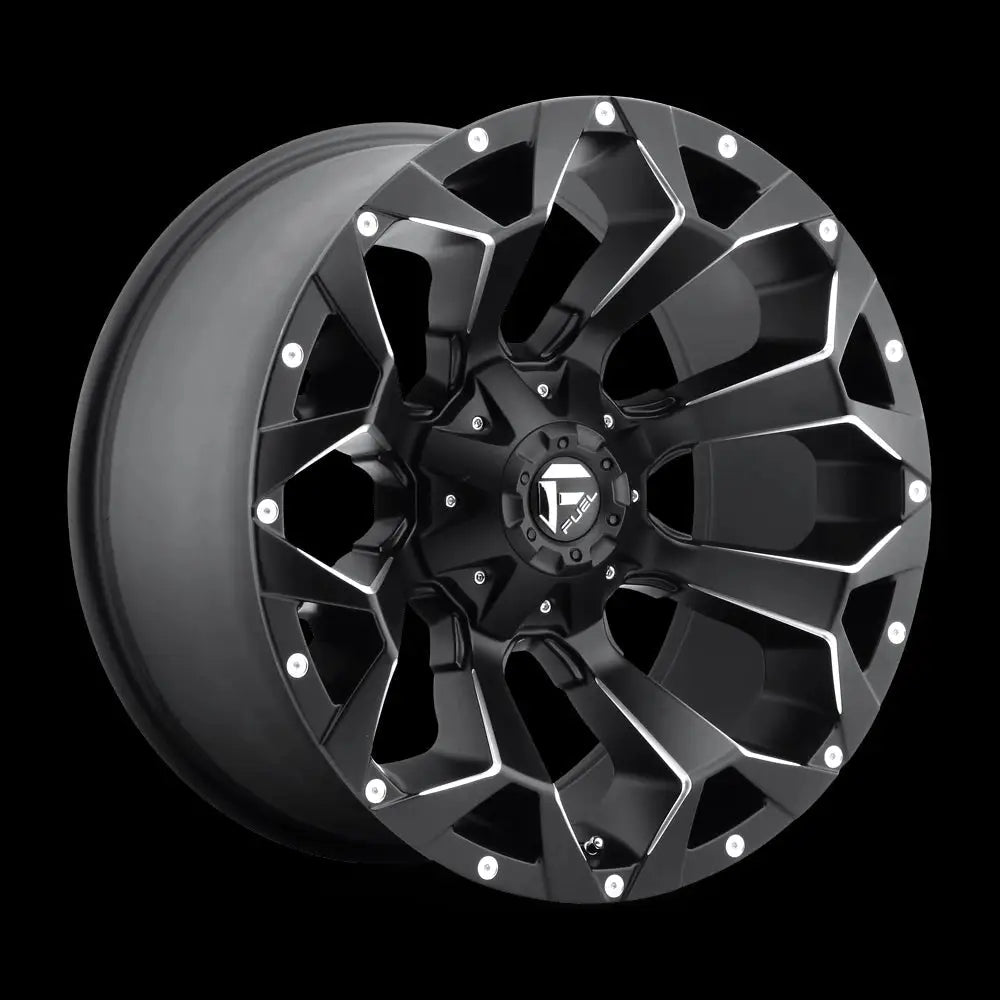 Felg D546 Assault Matte Black Milled Fuel 18x9 Et1 6x139.7 / 6x135