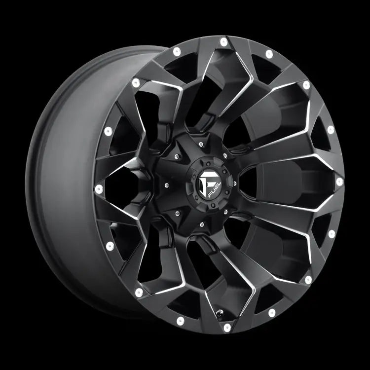 Felg D546 Assault Matte Black Milled Fuel 20x10 Et-18 8x170
