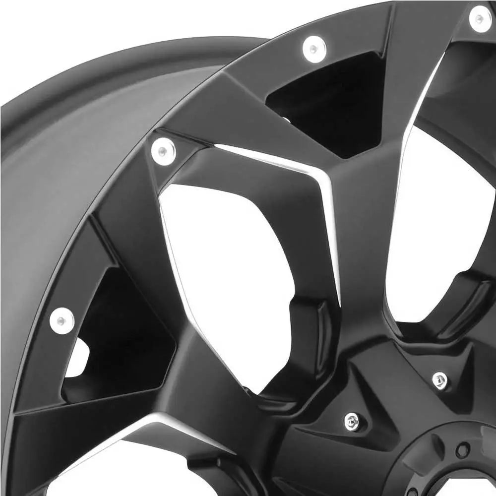 Felg D546 Assault Matte Black Milled Fuel 20x10 Et-22 6x139.7 / 6x135