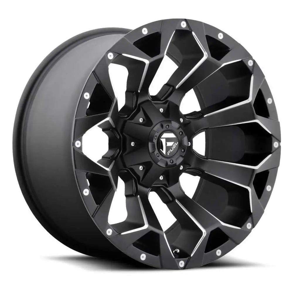 Felg D546 Assault Matte Black Milled Fuel 20x9 Et1 6x139.7 / 6x135