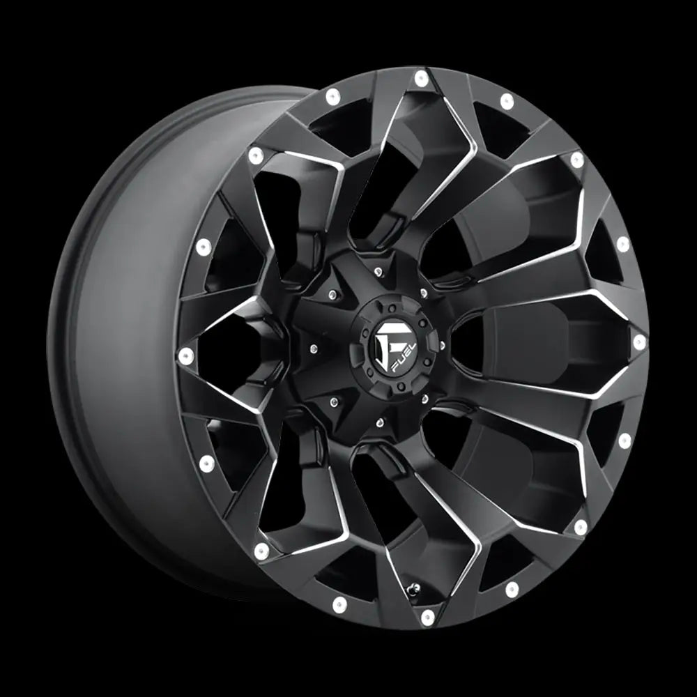 Felg D546 Assault Matte Black Milled Fuel 20x9 Et20 8x180