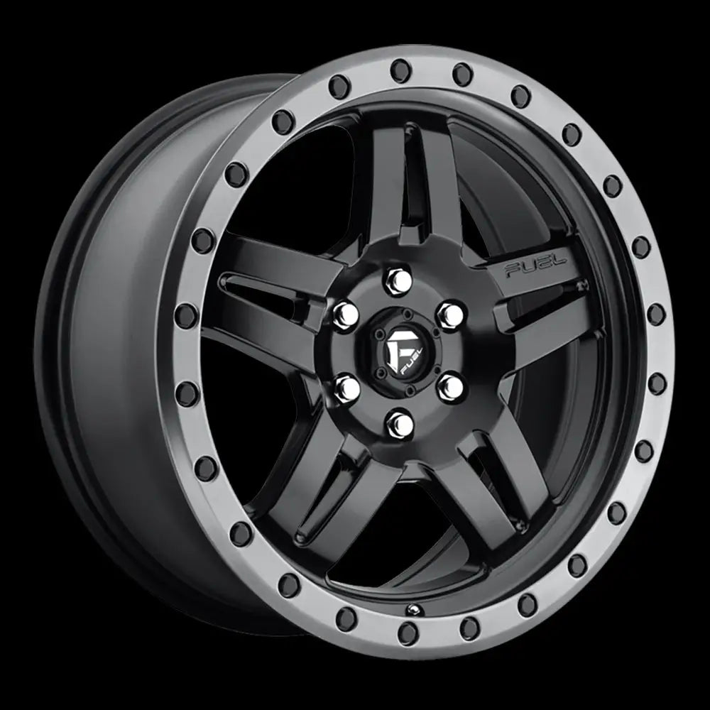 Felg D557 Anza Matte Black Gun Metal Ring Fuel 15x8 Et-18 5x114.3