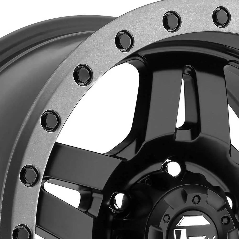 Felg D557 Anza Matte Black/gunmetal Ring Fuel 17x8.5 Et-6 5x127