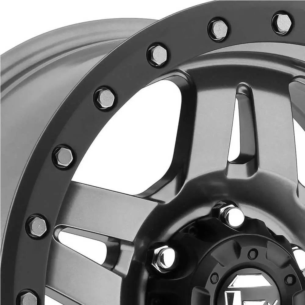 Felg D558 Anza Matte Gunmetal/black Bead Ring Fuel 20x9 Et19 6x139.7