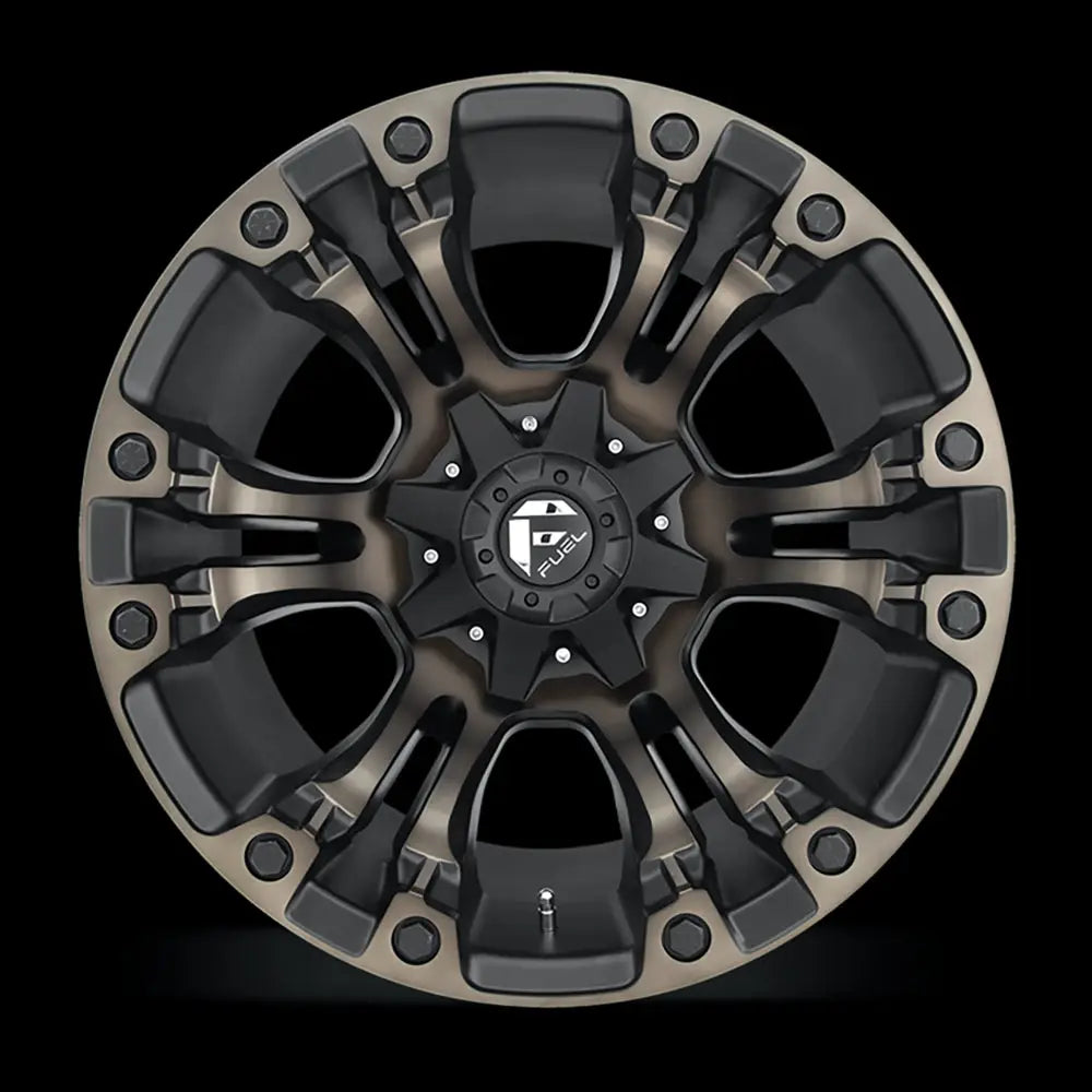 Felg D569 Vapor Matte Black Double Dark Tint Fuel 17x9 Et20 6x139.7