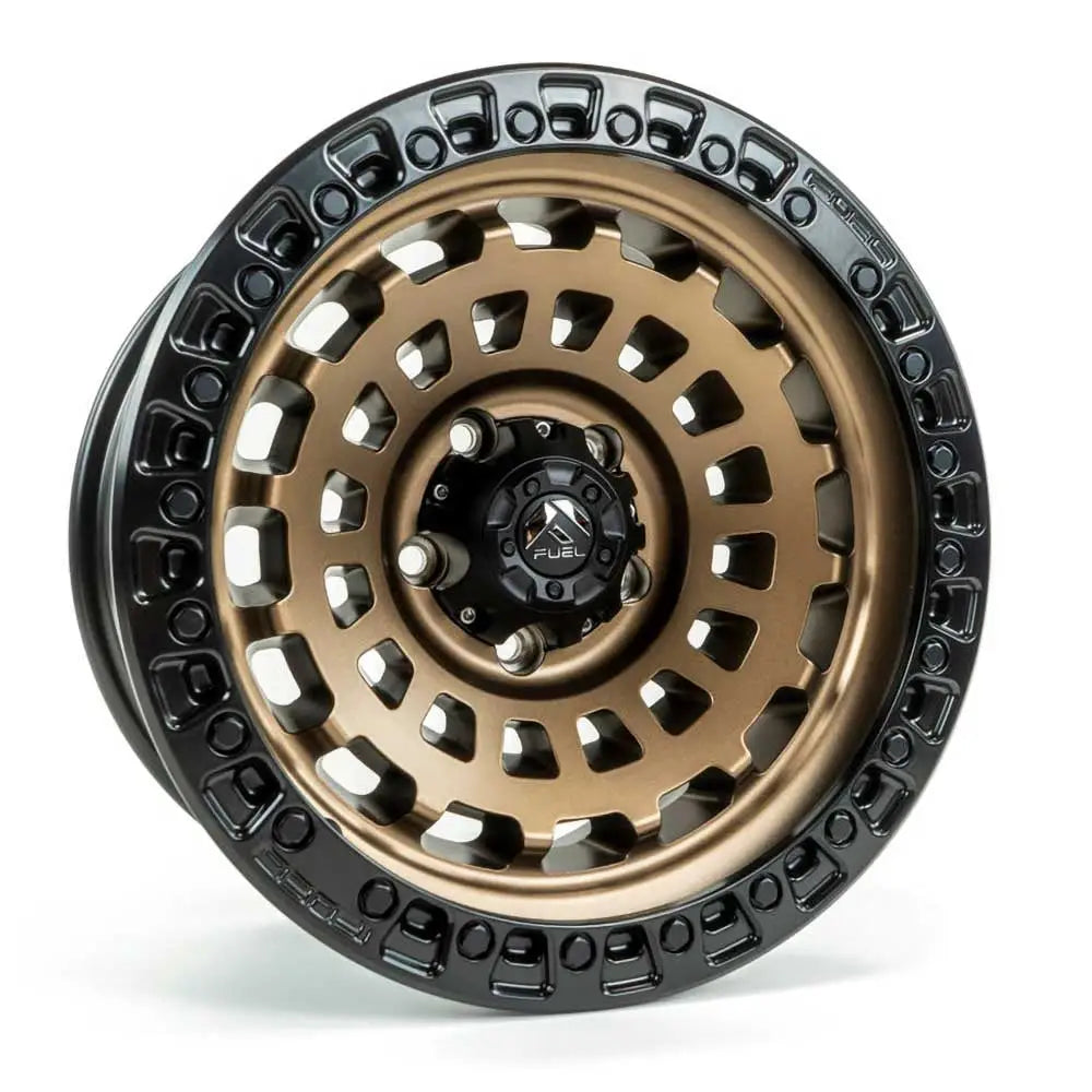 Felg D634 Zephyr Matte Bronze Black Bead Ring Fuel 17x9 Et-12 5x127