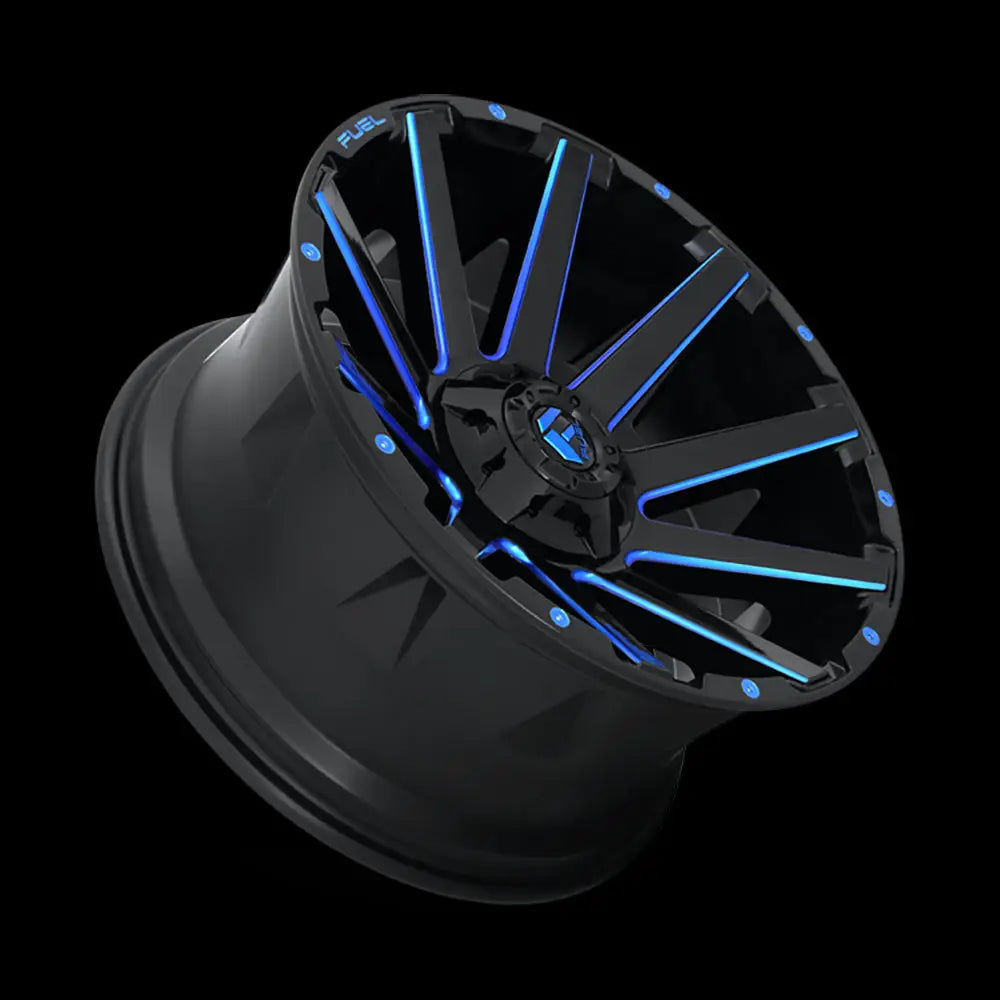 Felg D644 Contra Gloss Black Blue Tinted Clear Fuel 18x9 Et-12 6x139.7 / 6x135