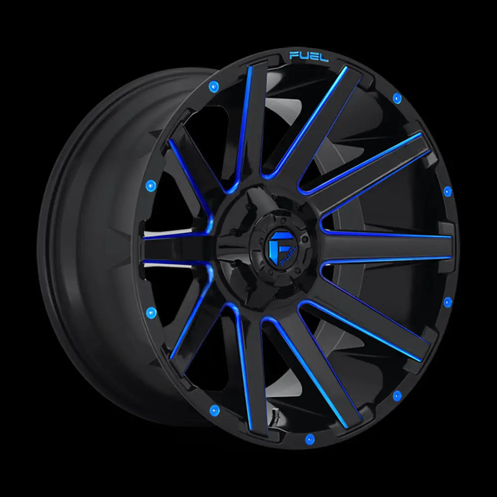 Felg D644 Contra Gloss Black Blue Tinted Clear Fuel 18x9 Et-12 6x139.7 / 6x135