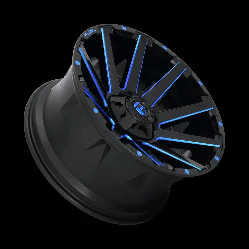 Felg D644 Contra Gloss Black Blue Tinted Clear Fuel 18x9 Et1 6x139.7 / 6x135