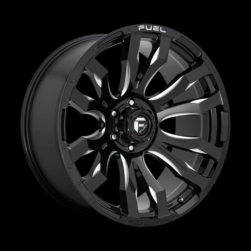 Felg D673 Blitz Gloss Black Milled Fuel 18x9 Et20 6x139.7