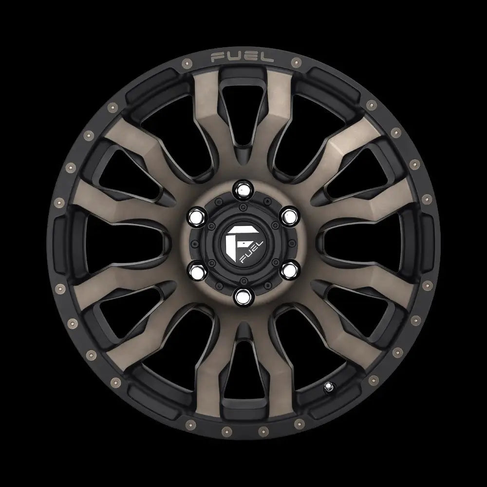 Felg D674 Blitz Matte Black Double Dark Tint Fuel 18x9 Et20 6x139.7