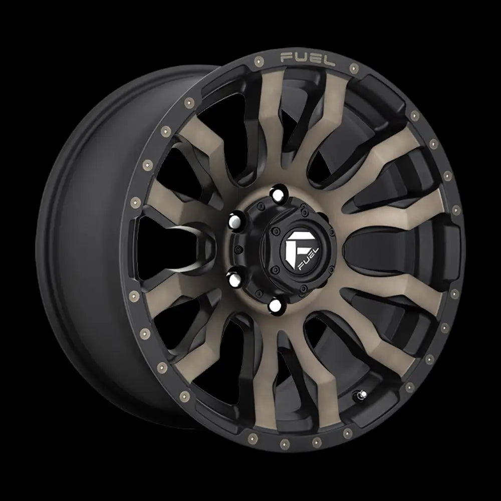 Felg D674 Blitz Matte Black Double Dark Tint Fuel 20x10 Et-18 8x165.1