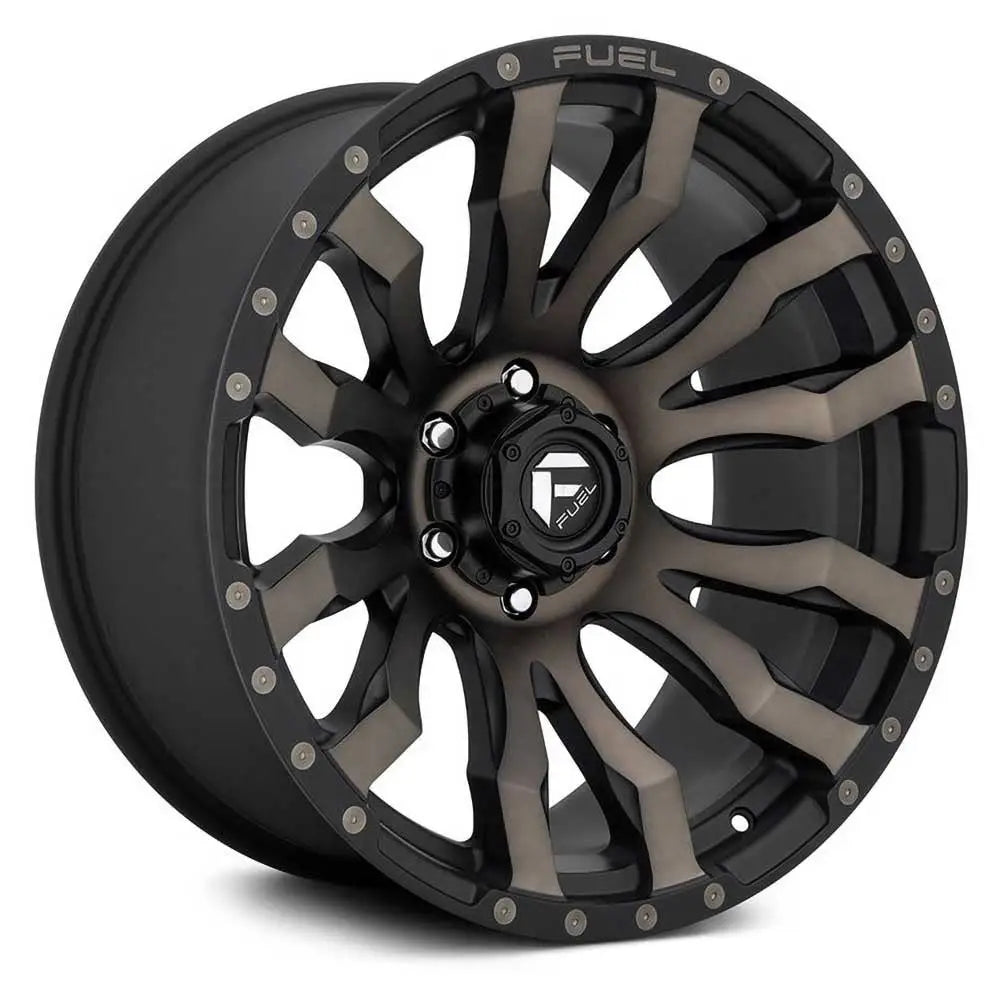 Felg D674 Blitz Matte Black/double Dark Tint Fuel 22x10 Et-18 6x139.7