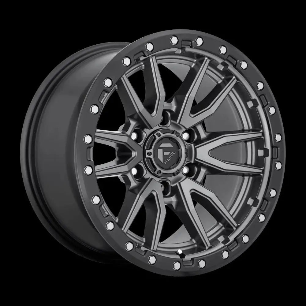Felg D680 Rebel Matte Gun Metal Black Bead Ring Fuel 17x9 Et1 6x139.7