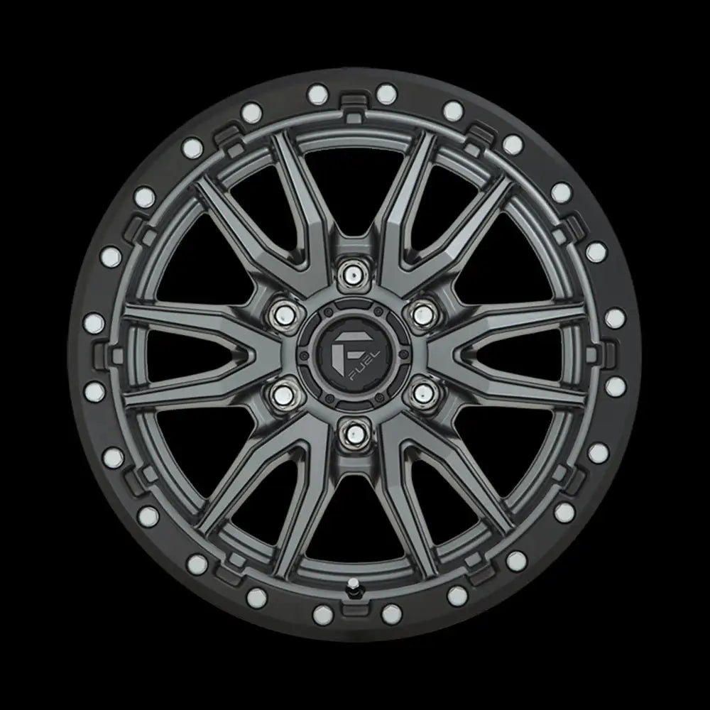 Felg D680 Rebel Matte Gun Metal Black Bead Ring Fuel 18x9 Et20 5x139.7