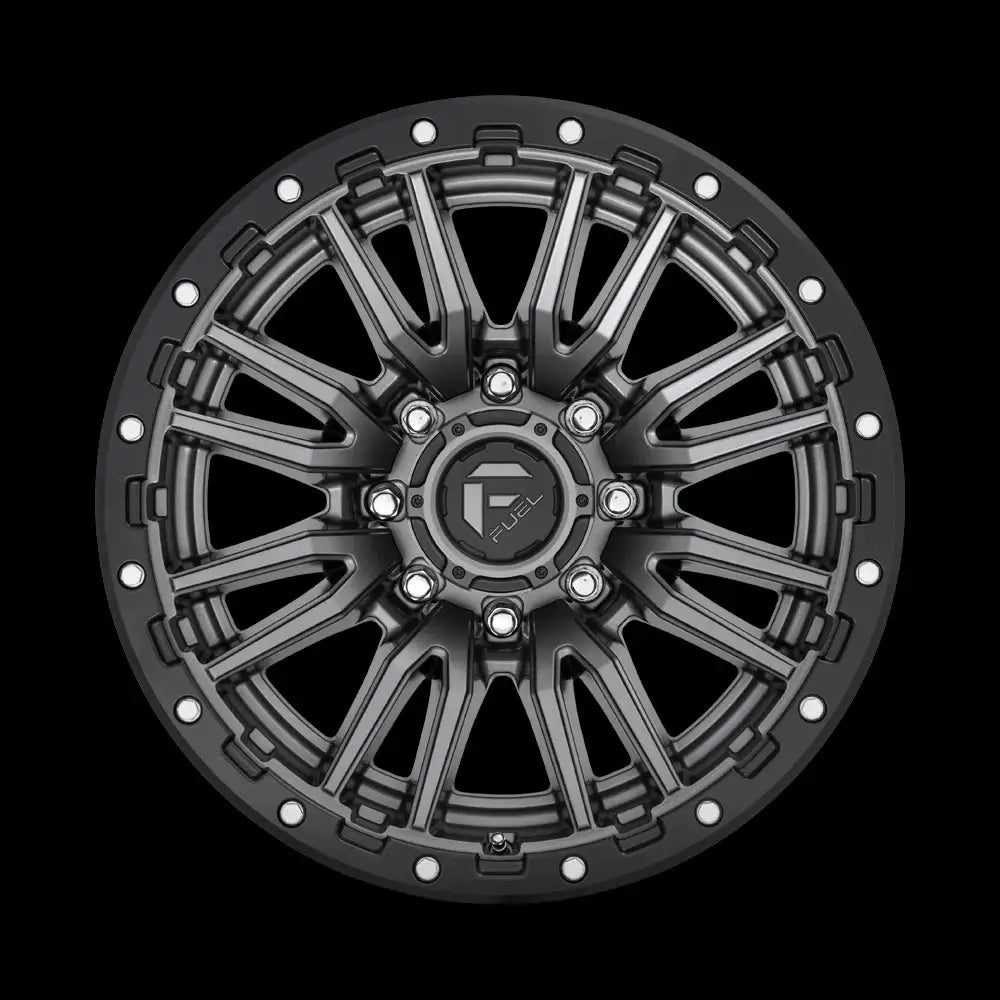 Felg D680 Rebel Matte Gun Metal Black Bead Ring Fuel 20x10 Et-18 8x170