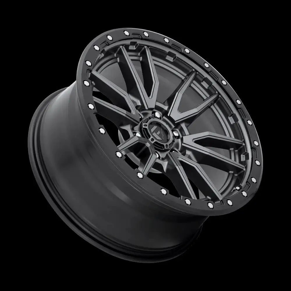 Felg D680 Rebel Matte Gun Metal Black Bead Ring Fuel 20x9 Et20 6x135