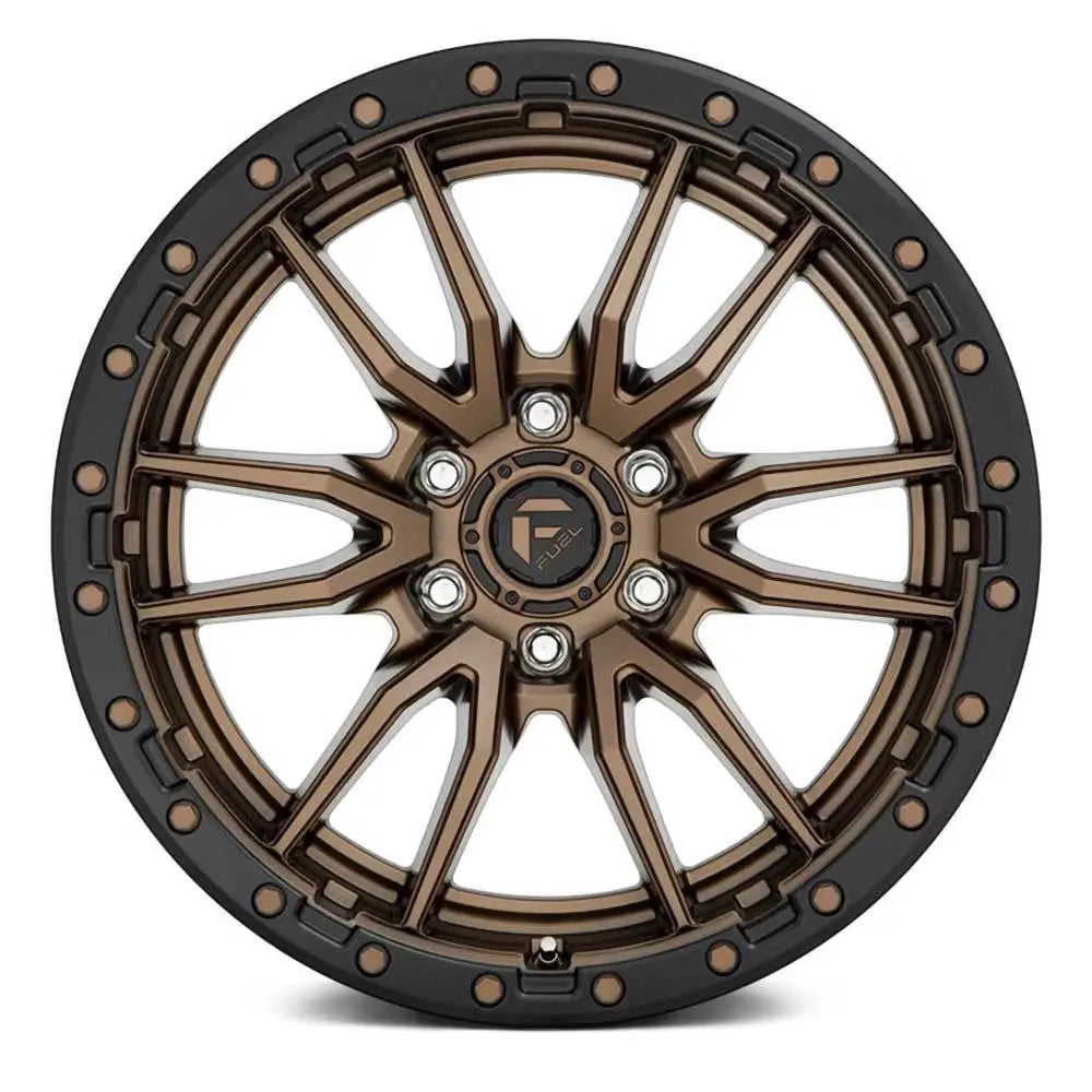 Felg D681 Rebel 6 Matte Bronze Black Bead Ring Fuel 20x10 Et-18 6x135