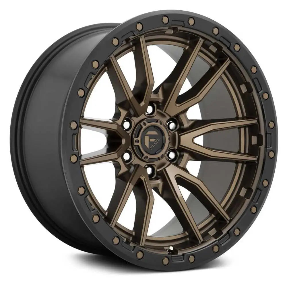 Felg D681 Rebel 6 Matte Bronze Black Bead Ring Fuel 22x10 Et-13 6x139.7