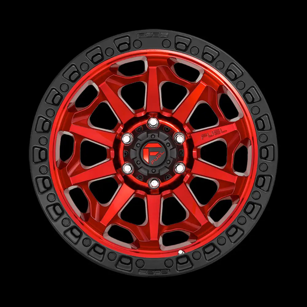 Felg D695 Covert Candy Red Black Bead Ring Fuel 17x9 Et1 5x127