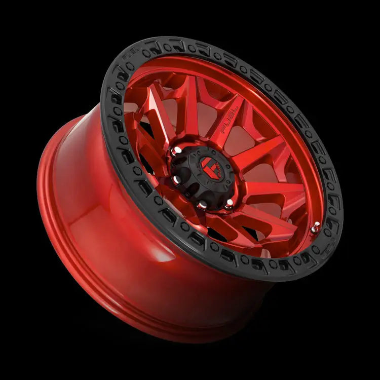 Felg D695 Covert Candy Red Black Bead Ring Fuel 17x9 Et1 8x165.1
