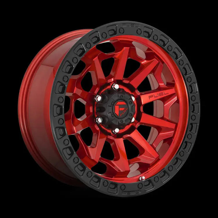 Felg D695 Covert Candy Red Black Bead Ring Fuel 18x9 Et20 6x135
