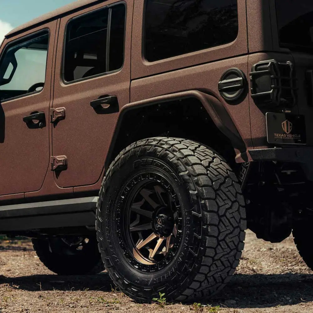 Felg D696 Covert Matte Bronze/black Bead Ring Fuel 17x9 Et-12 5x127