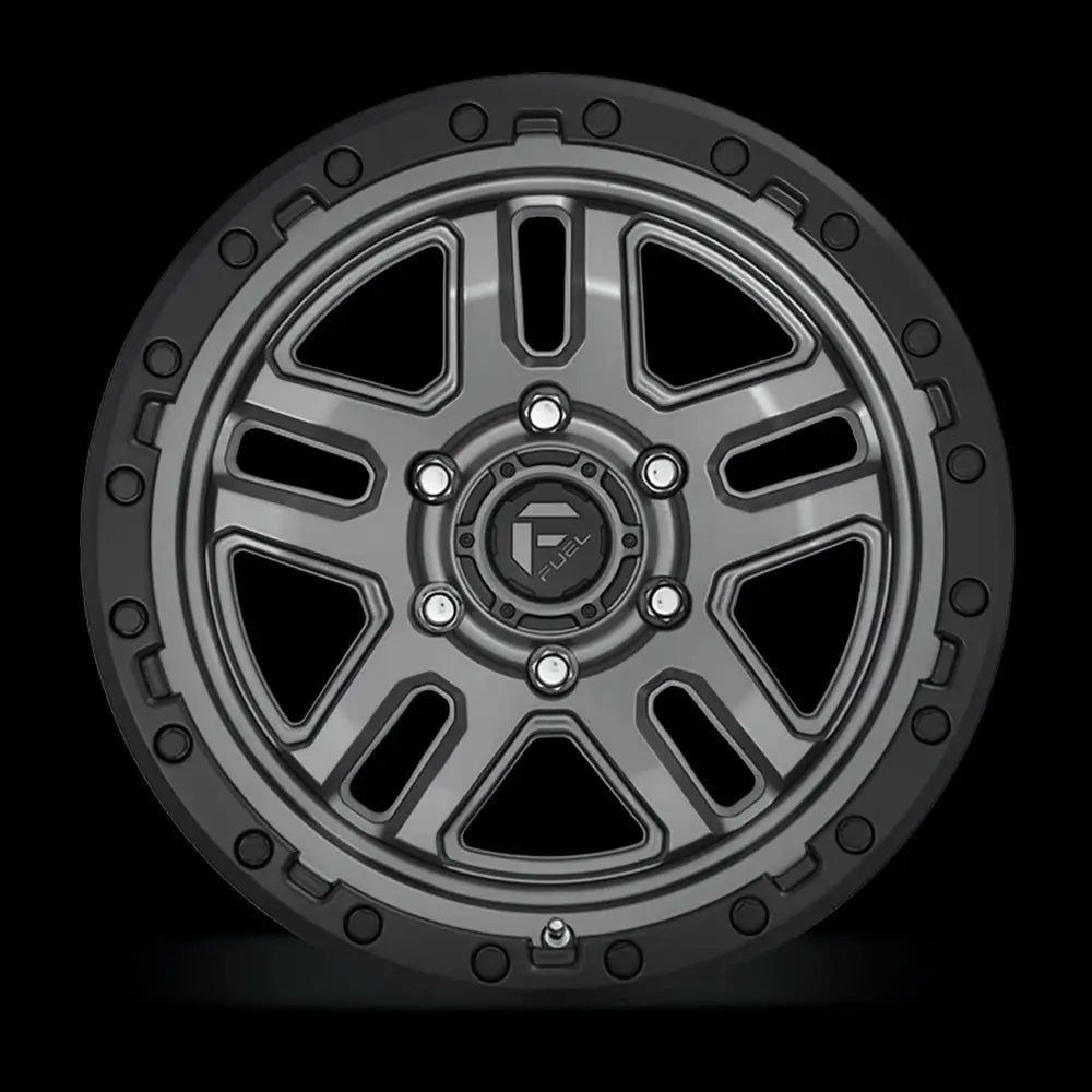 Felg D701 Ammo Matte Gun Metal Black Bead Ring Fuel 18x9 Et-12 6x139.7