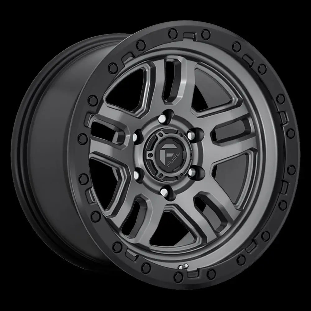 Felg D701 Ammo Matte Gun Metal Black Bead Ring Fuel 18x9 Et-12 6x139.7